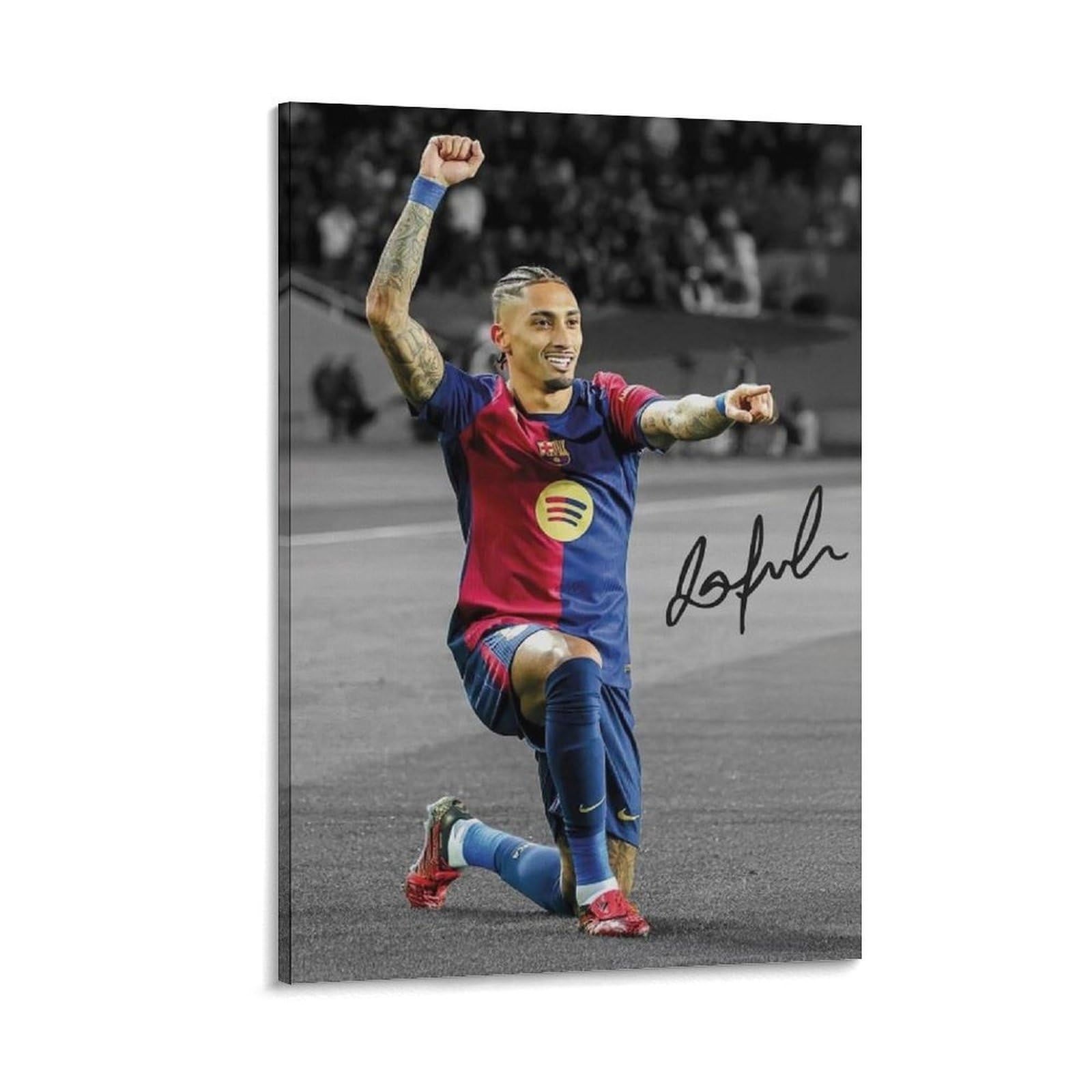 FCOIN Raphinha Canvas Poster Canvas Painting Poster Wall Art Decorative Picture Prints Modern Decor 20x30inch(50x75cm)