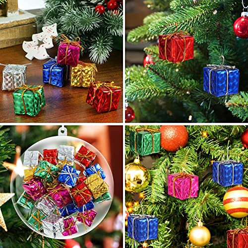 AMFIN® (Pack of 12) Christmas Tree Decoration Items/Christmas Gift Decor/Xmas Tress Decoration/X-Mas Tree Decoration/Gift Tree Decoration Box/Gift Ornaments for Tree - Image 8
