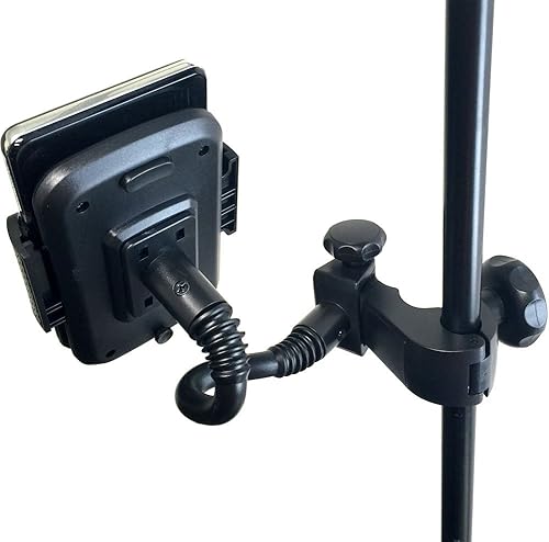Miniatura 7 de Accessory Basics Soporte de micrófono de música para teléfono inteligente con múltiples ángulos giratorios de 360° para iPhone 15 16 Pro Max Plus
