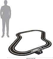 Vista 6 de Scalextric ARC Pro App Race Control 24h Le Mans Slot Car Digital 132 Slot Car Road Race Track Set C1404T, azul y gris