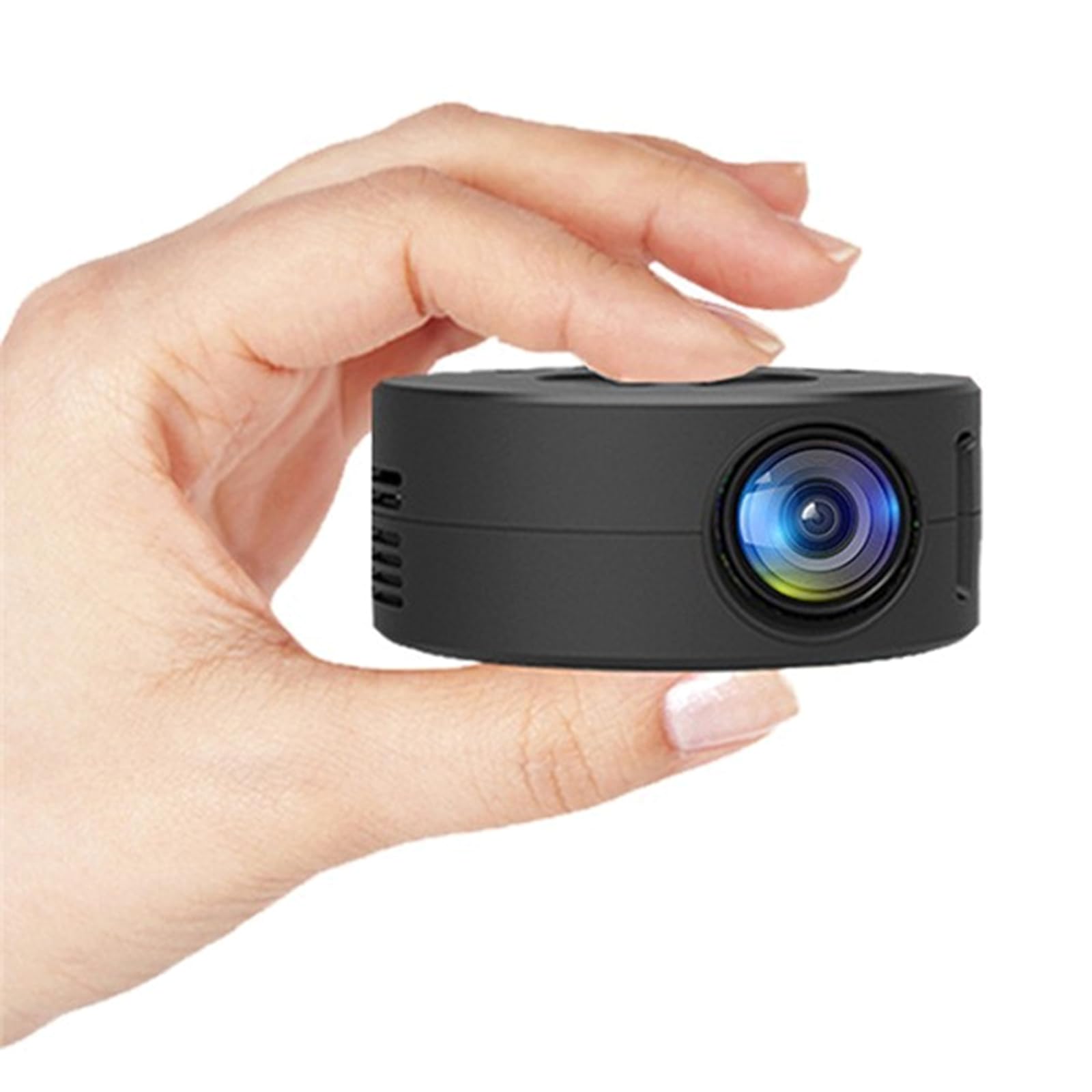 YT200 LED Mini Proyector Proyección de Video Móvil Home Theater Soporte 1080P USB Sync Pantalla Niños Smartphones Beamer