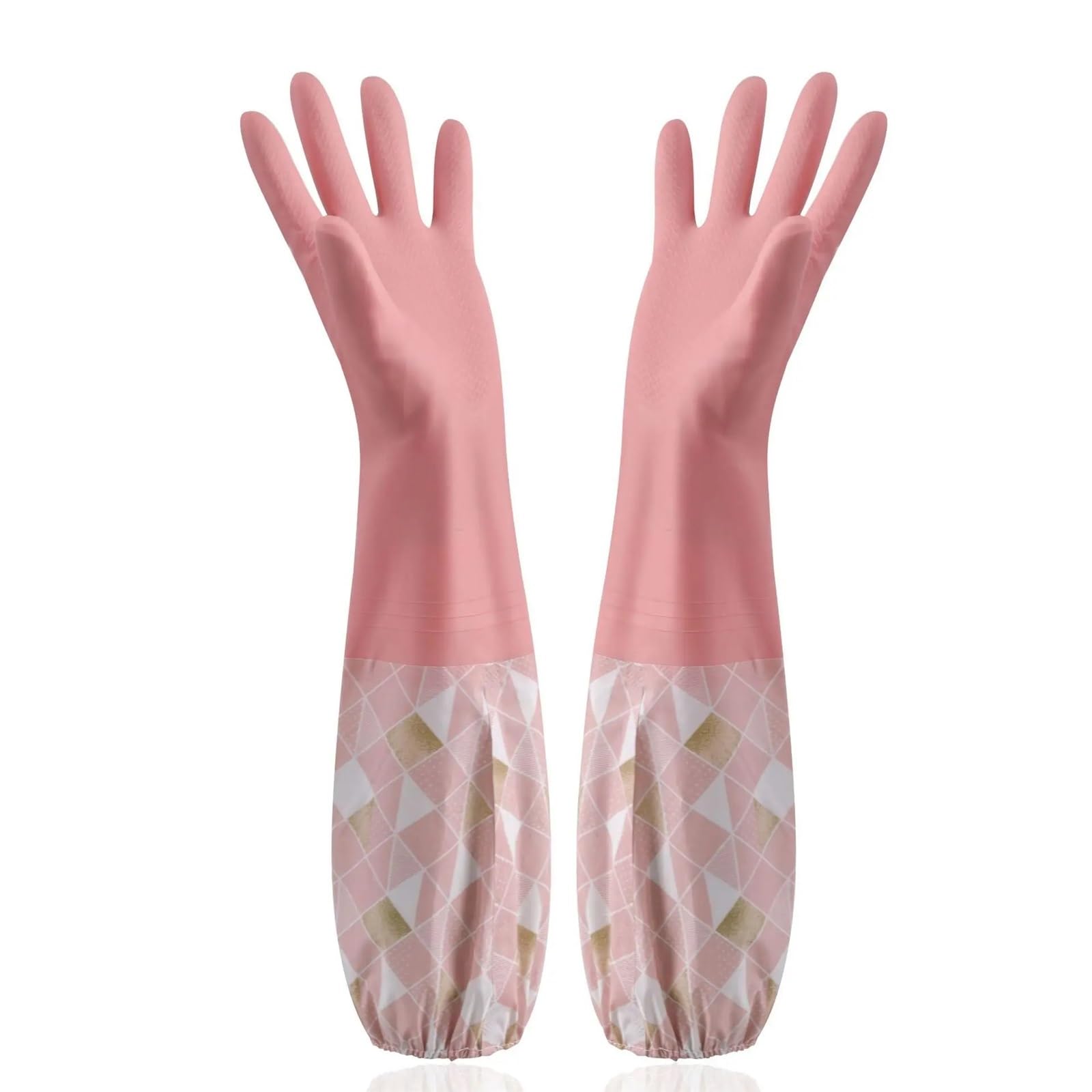 KJBDQQH Cleaning Gloves Dishwashing With Velvet Gloves Winter, For Kitchen Chores, Thickened For Cleaning, Waterproof For Laundry for Household(Color 1,1PCS)