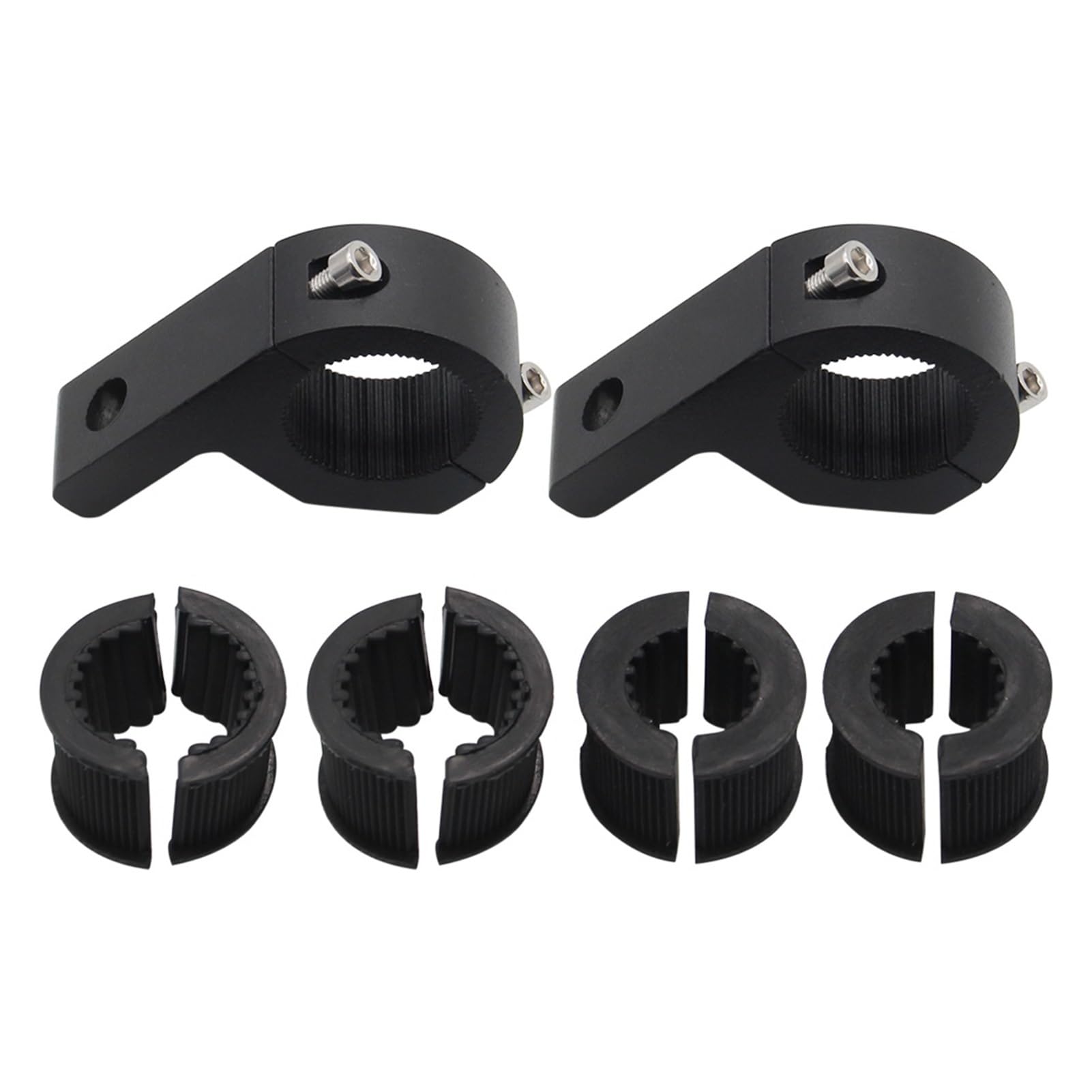 Amazon.co.jp: 最新 2pc オートバイ LED ヘッドライトクランプ