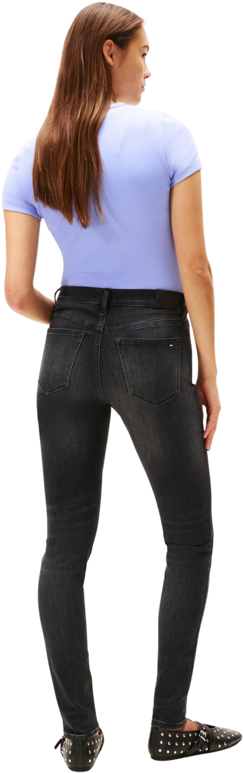 Tommy Jeans Damen Skinny Nora Md Skn Di1286 Dw0dw22152