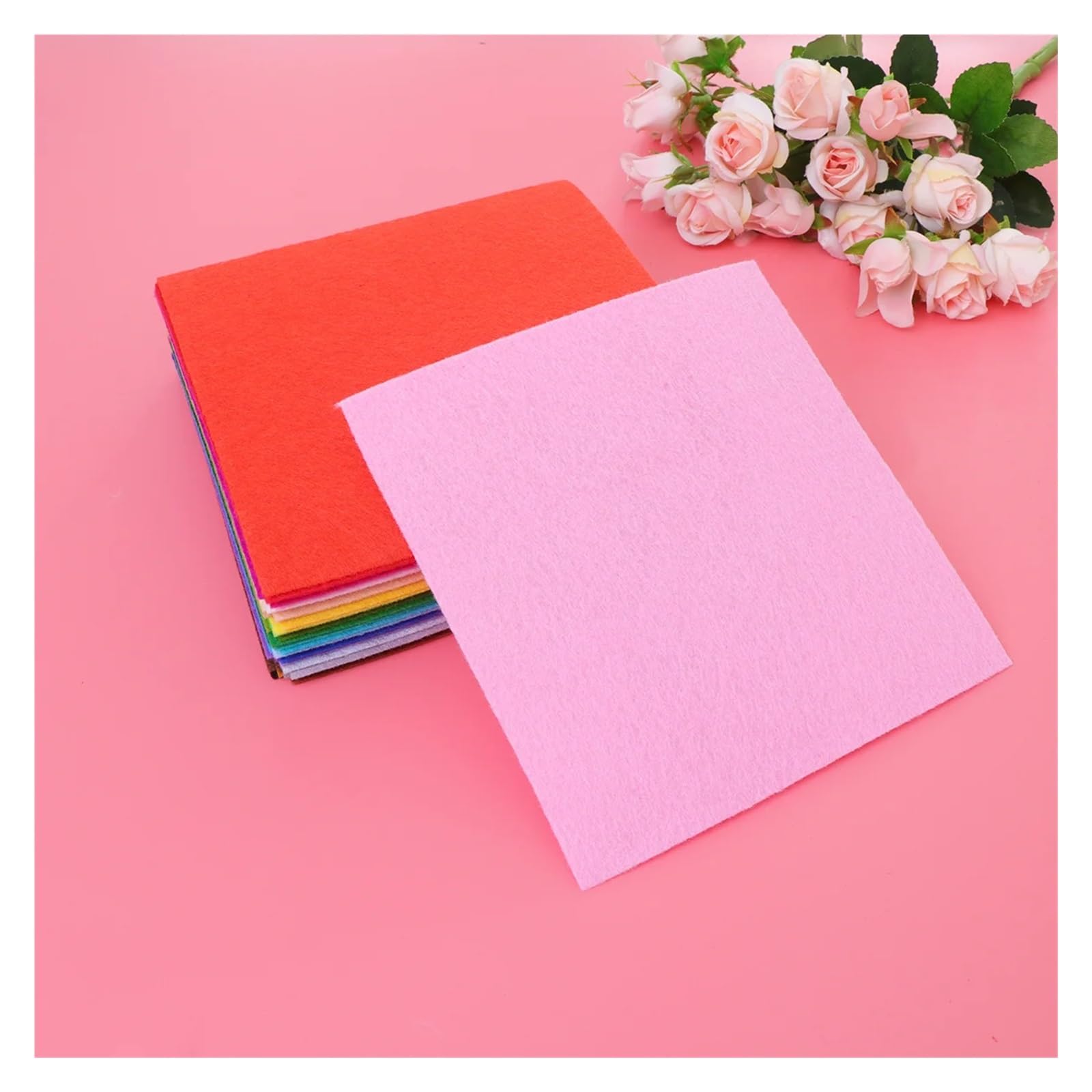 40 láminas de fieltro 30 x 20 cm for manualidades, proyectos artísticos y actividades. Multiusos coloridas Adecuado para manualidades y costura