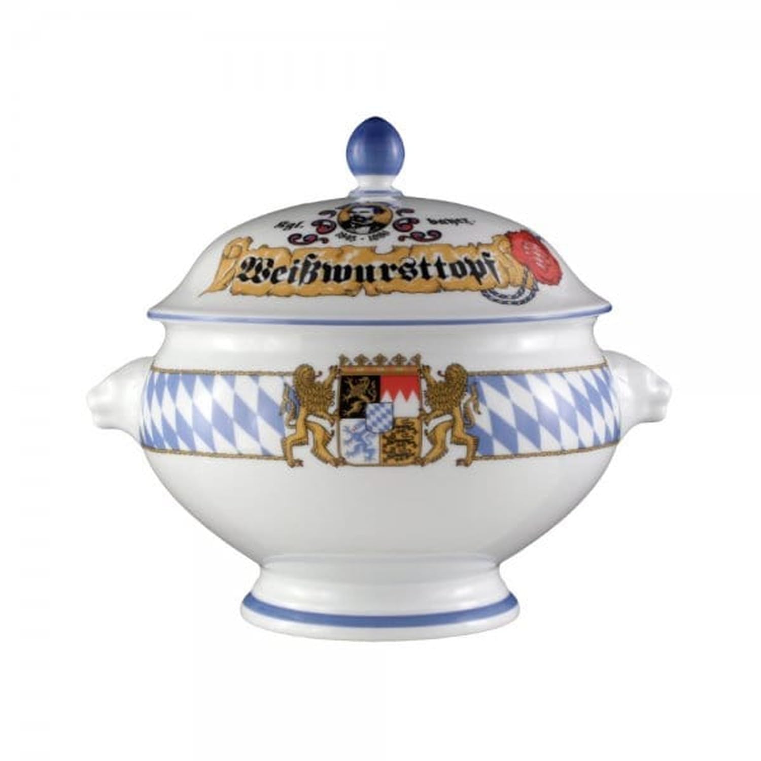 Seltmann Weiden 001.718661 Compact Terrine Löwenkopf mit Deckel, 3.00 l