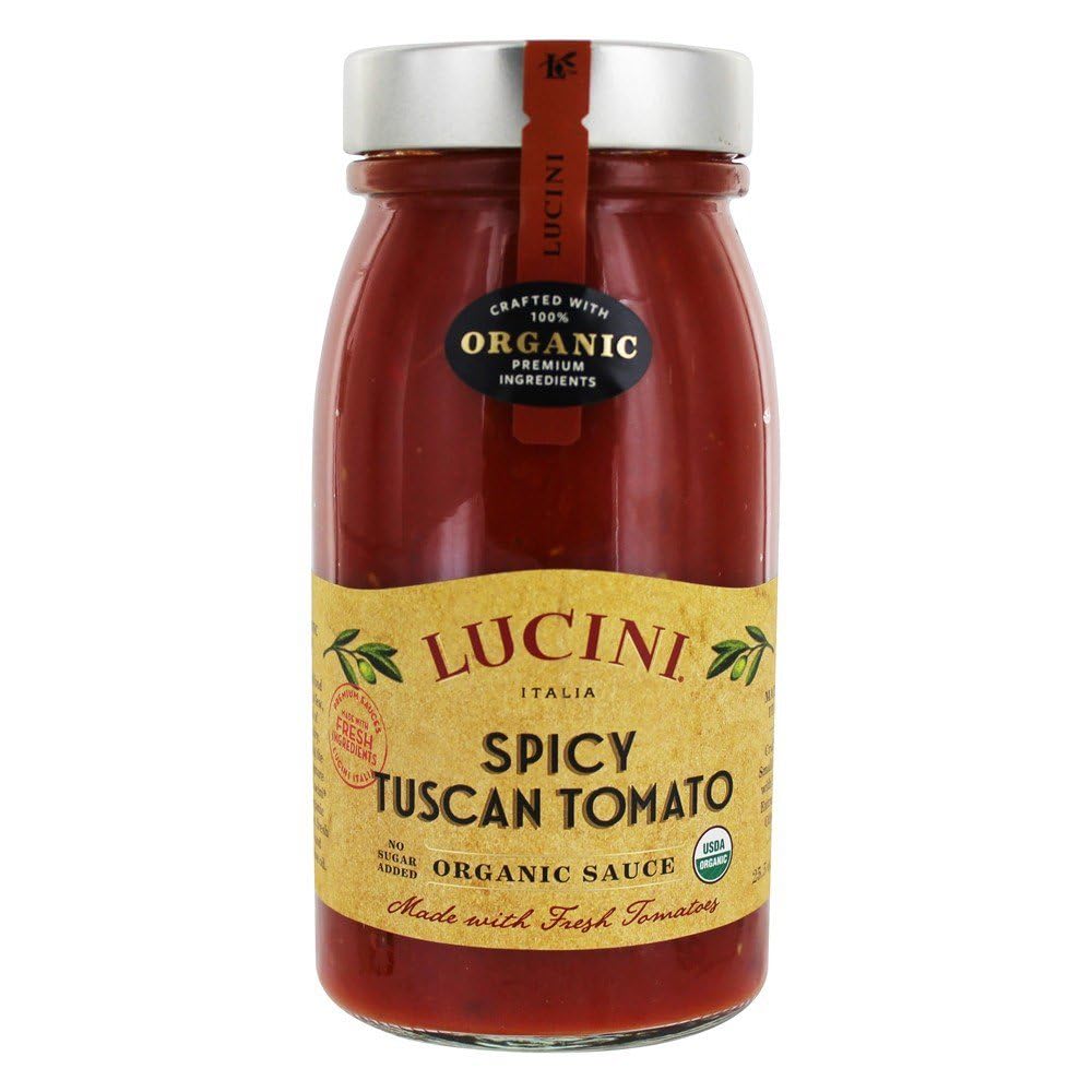 LuciniPasta Sauce - Spicy Tuscan Tomato - 6 Jars (16 oz ea)USDA Organic