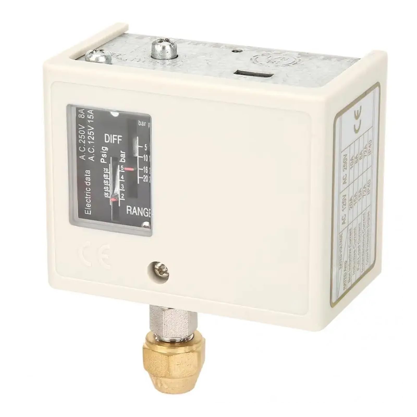 Manomètre industriel, Régulateur De Pression, Commande Pompe À Eau, Contrôleur Électronique(2-point interface 1/4)