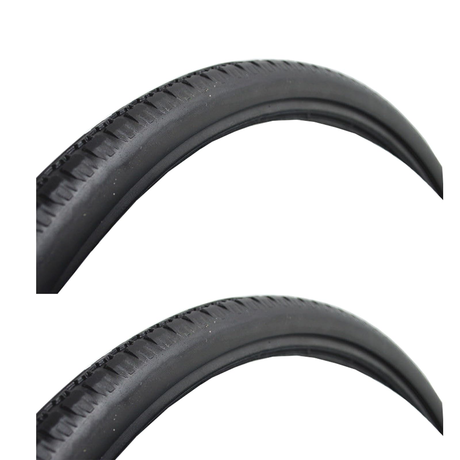 Vollgummireifen for Rollstühle, kein Aufpumpen erforderlich, platzt nie, 20/22/24 Zoll, Schwarz/Grau(Black,24 inches)
