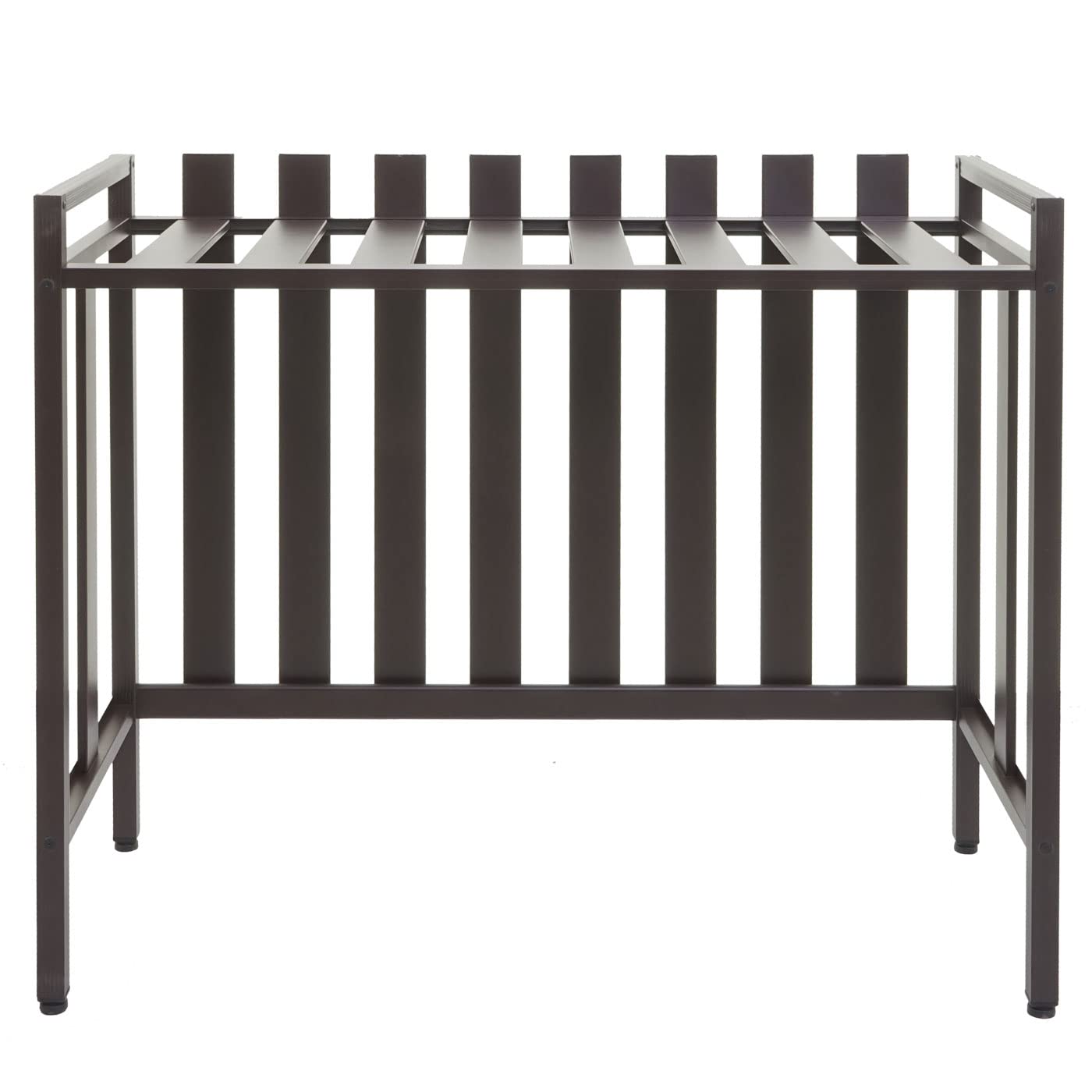 Mendler Cache pour climatiseur/Pompe à Chaleur HWC-K58 métal 80x90x39cm Marron