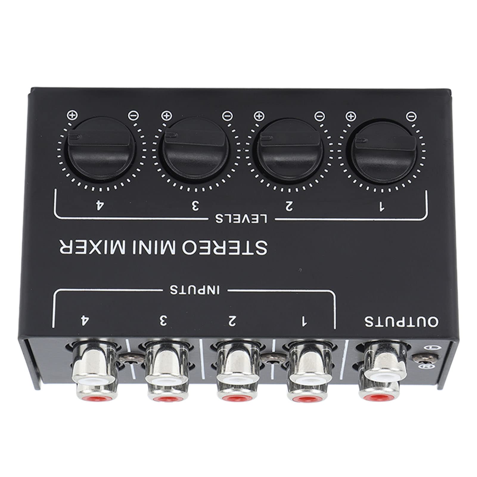 Mini Mixer Audio Portatile, Metal Shell CX400 Mini Mixer Stereo Passivo Alta qualità del Suono per unità a Nastro per Computer