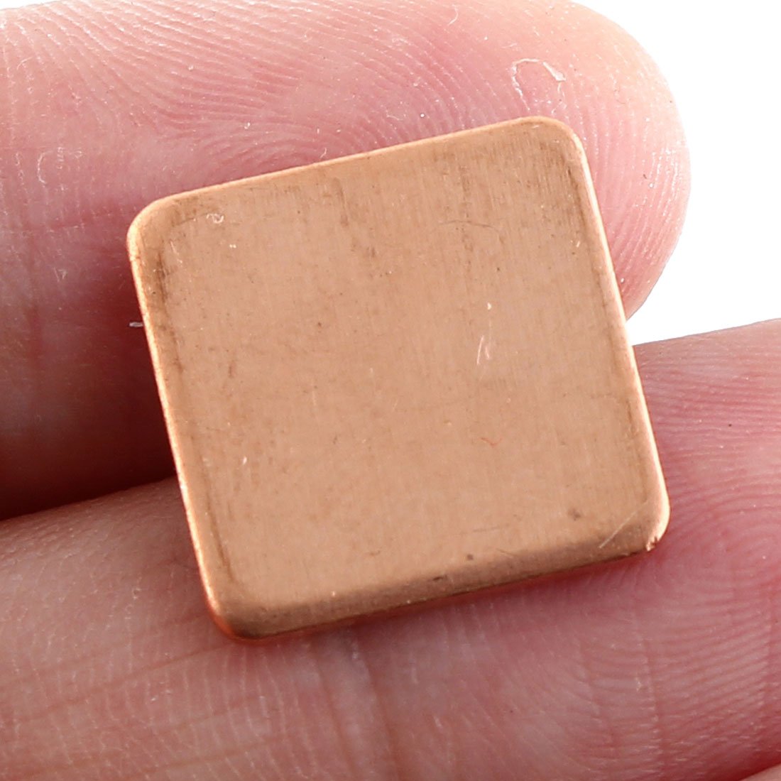 5 Pastilles En Cuivre Pour Dissipation Thermique – Dimensions 20x20x1 Mm, Pour CPU, GPU, Ordinateur Portable - 4