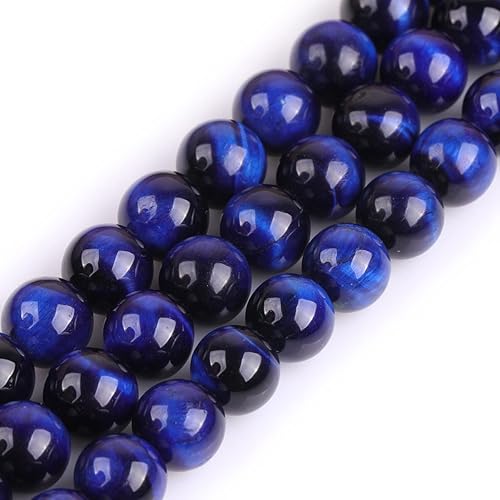 Miniatura 147 de GEM-Inside - Cuentas sueltas de ágata india natural de 0.157 pulgadas (0.157 in) con cuentas redondas de cristal energético para hacer joyas, 15