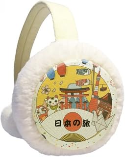 Protetor de orelhas de inverno tradicional japonês, cultural, para uso ao ar livre