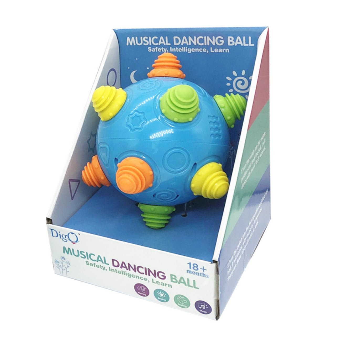 Jouet Musical Pour Bébés, Balle Bumble Ball Pour Bébés, Sons Interactifs Dansants, Meilleure Balle Sensorielle Rebondissante