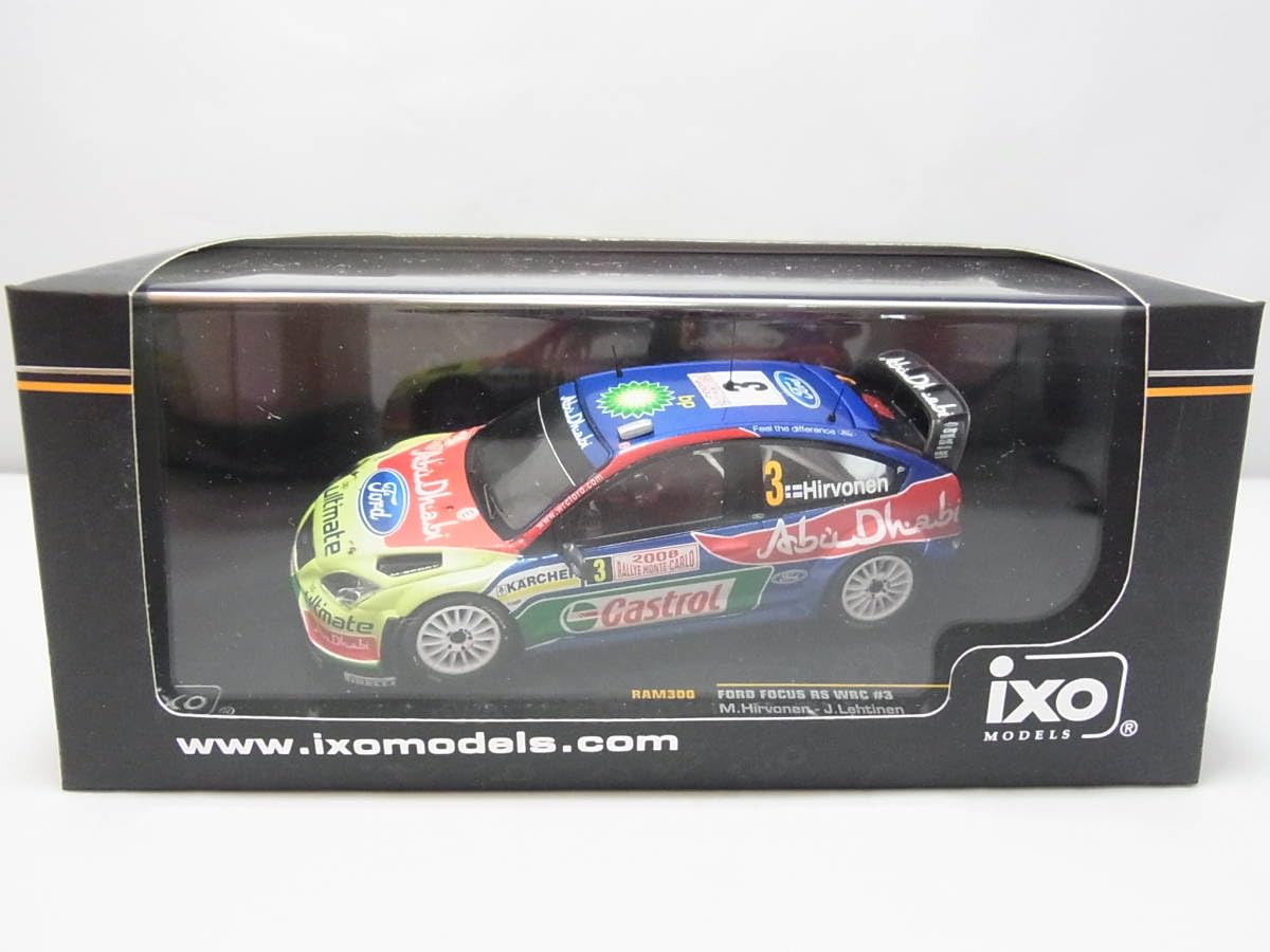 FORD Focus RS WRC モンテカルロ 2008 M.Hirvonen