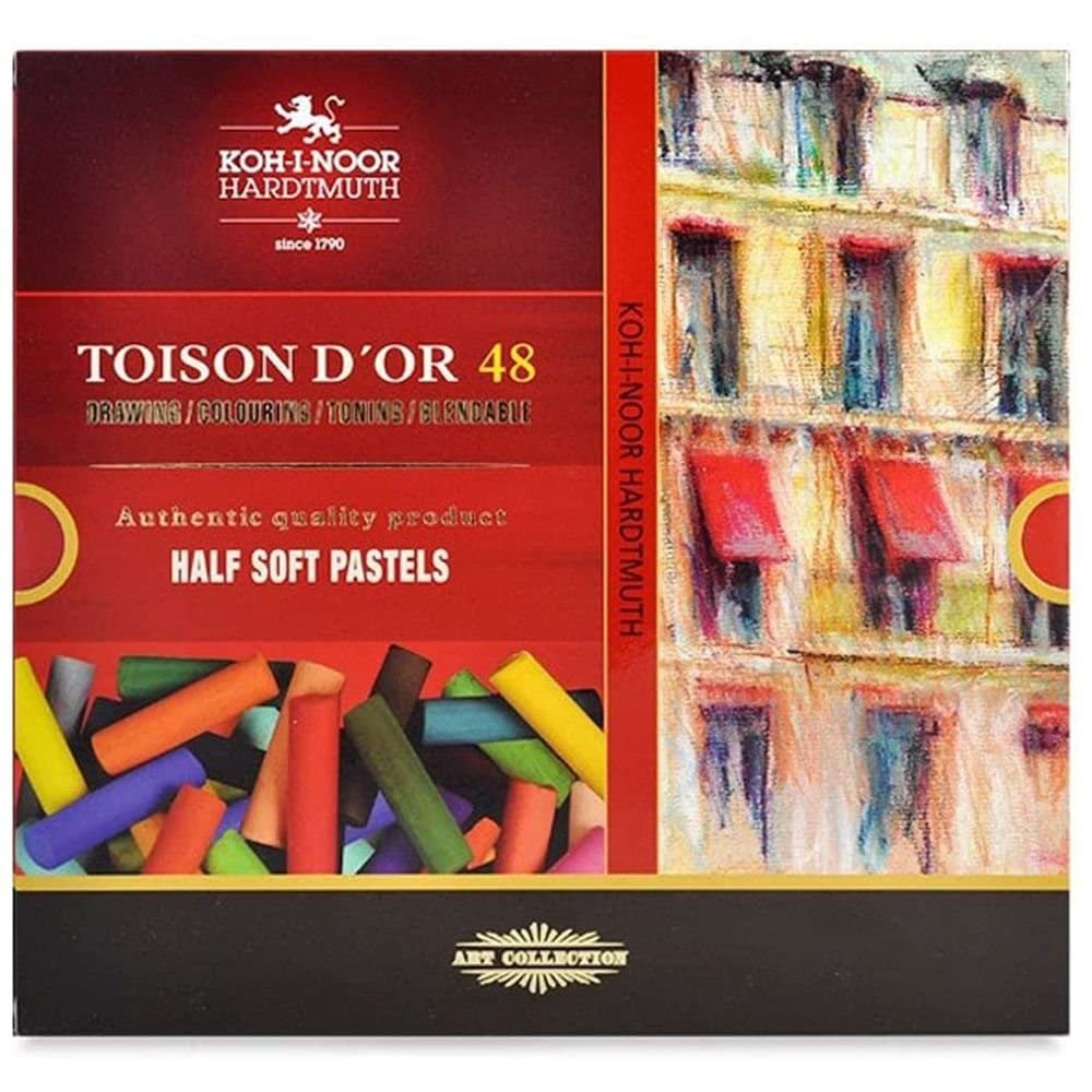 Pastels Koh-I-Noor Toison D'Or 48 nuances pour réussir vos dégradés secs