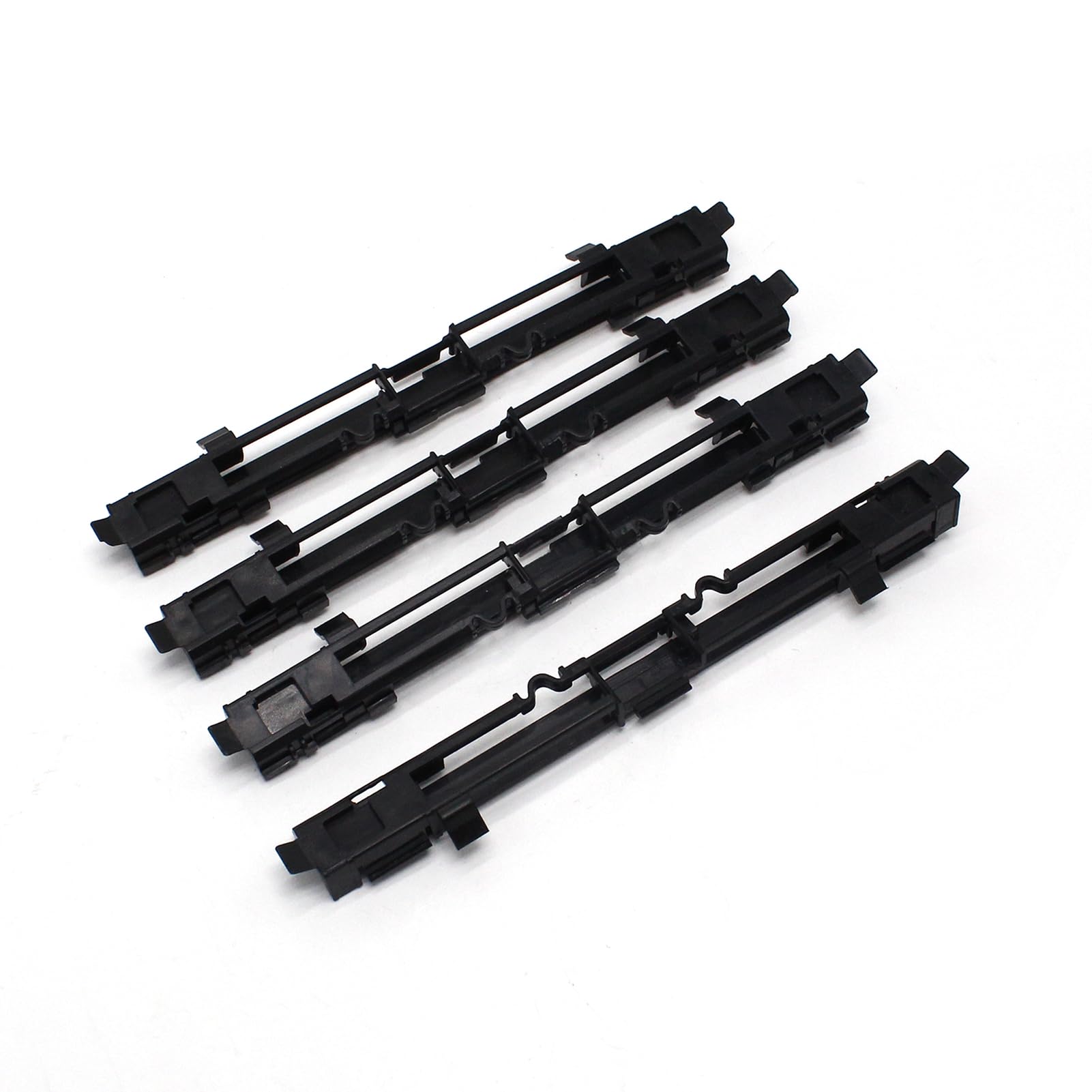 4 PCS Dachträgerabdeckung Schienenverkleidung Formklappe, Zierleiste für Dachgepäckträger-Abdeckung, Kompatibel mit Vauxhall Opel Astra H Zafira B, 5187915, 13125723, ‎518791