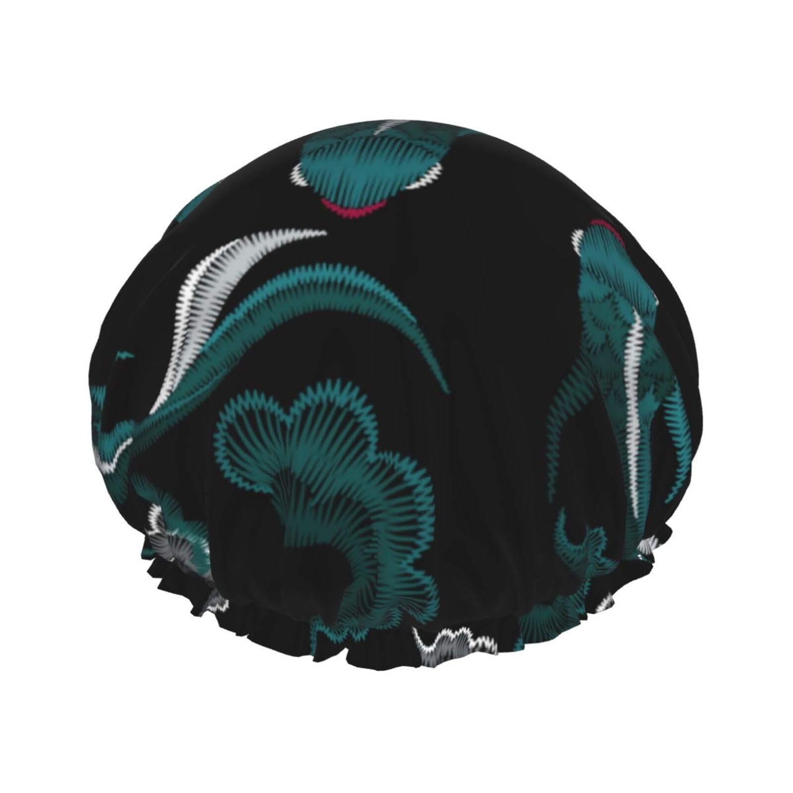 Bonnet de douche cheveux secs élastique imperméable réutilisable