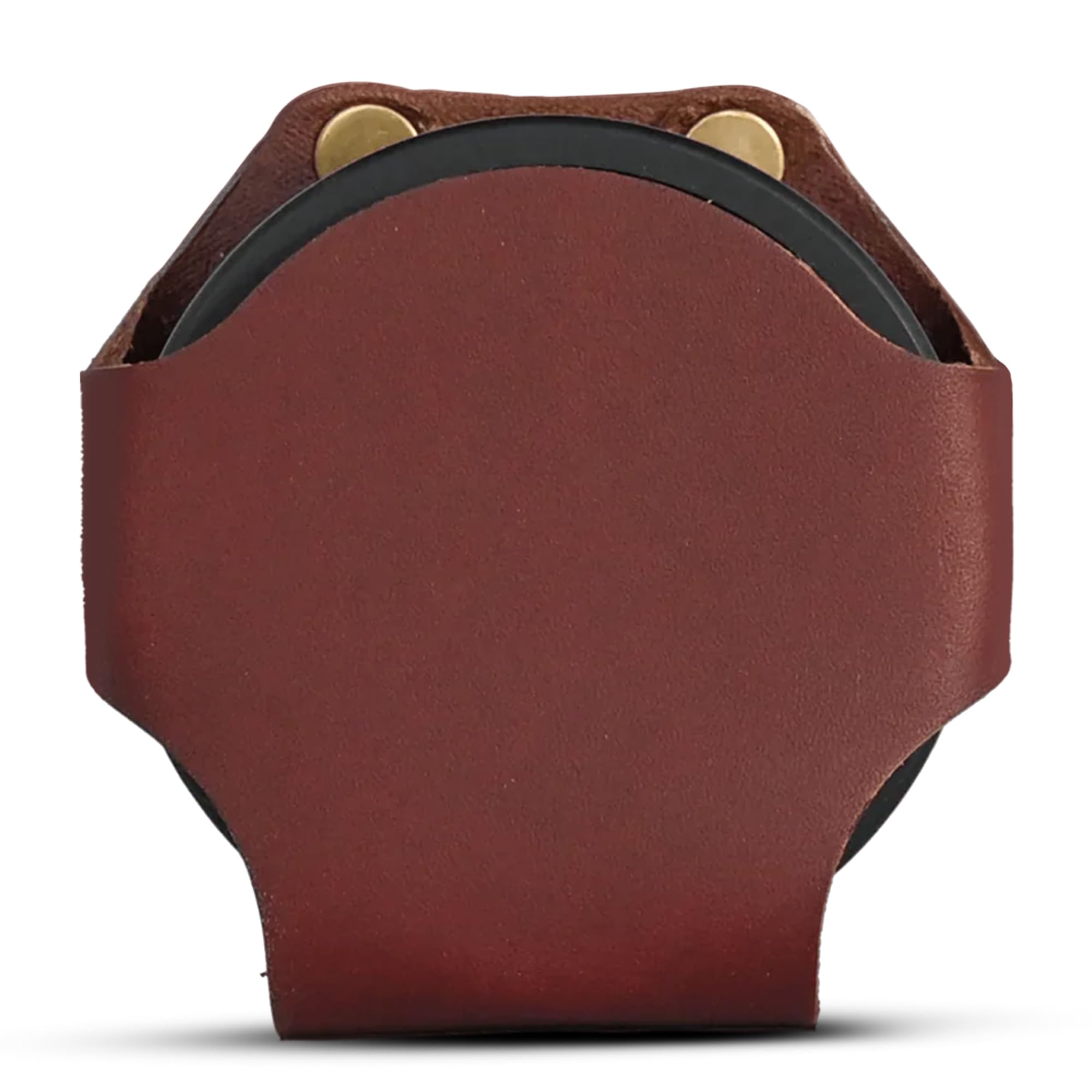 American Bench Craft Dip Can Belt Holder - Snuff Can Holder - Dip Can Holster - Leather Chewing Tobacco Pouch