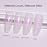 Imtiti Pearl Gel Nail Polish, 0.5 Fl Oz Rose Purple Transparent Shell Shimmer Nail Gel Polish Mermaid Nail Drawing Gel Polish Iridescent Pearlescent Spring Summer Nail Polish Soak Off Led UV