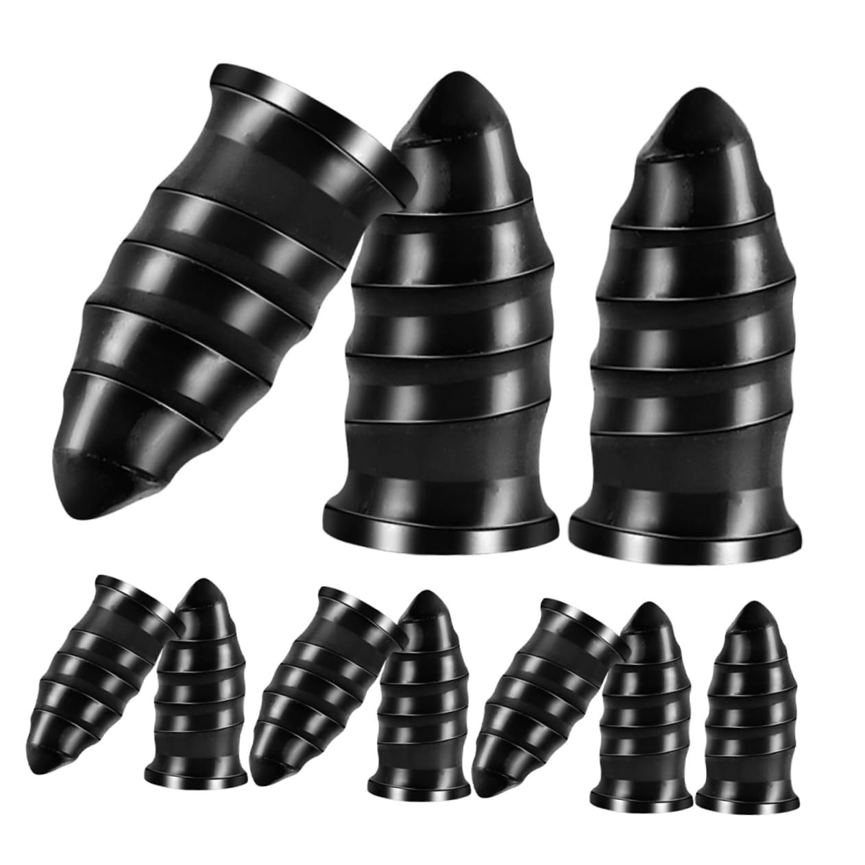 ABOOFAN 10pcs Tire Sealant Tires Repair Tire Screws Tire Plug Tool Vacuum Tire Repair Tool Camo Outdoor Tire Repair Kit Car Tire Repair Kit Tire Repair Nails Wheel Repair Kit Black Rubber