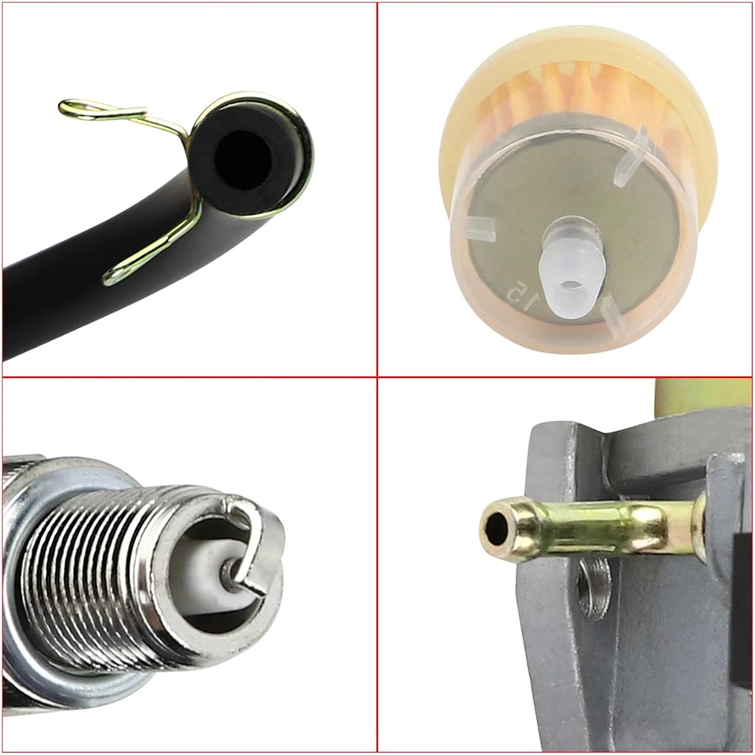 Carburetor Hose Plug Kit Compatible V40 Lawn Mower Accessories Universal