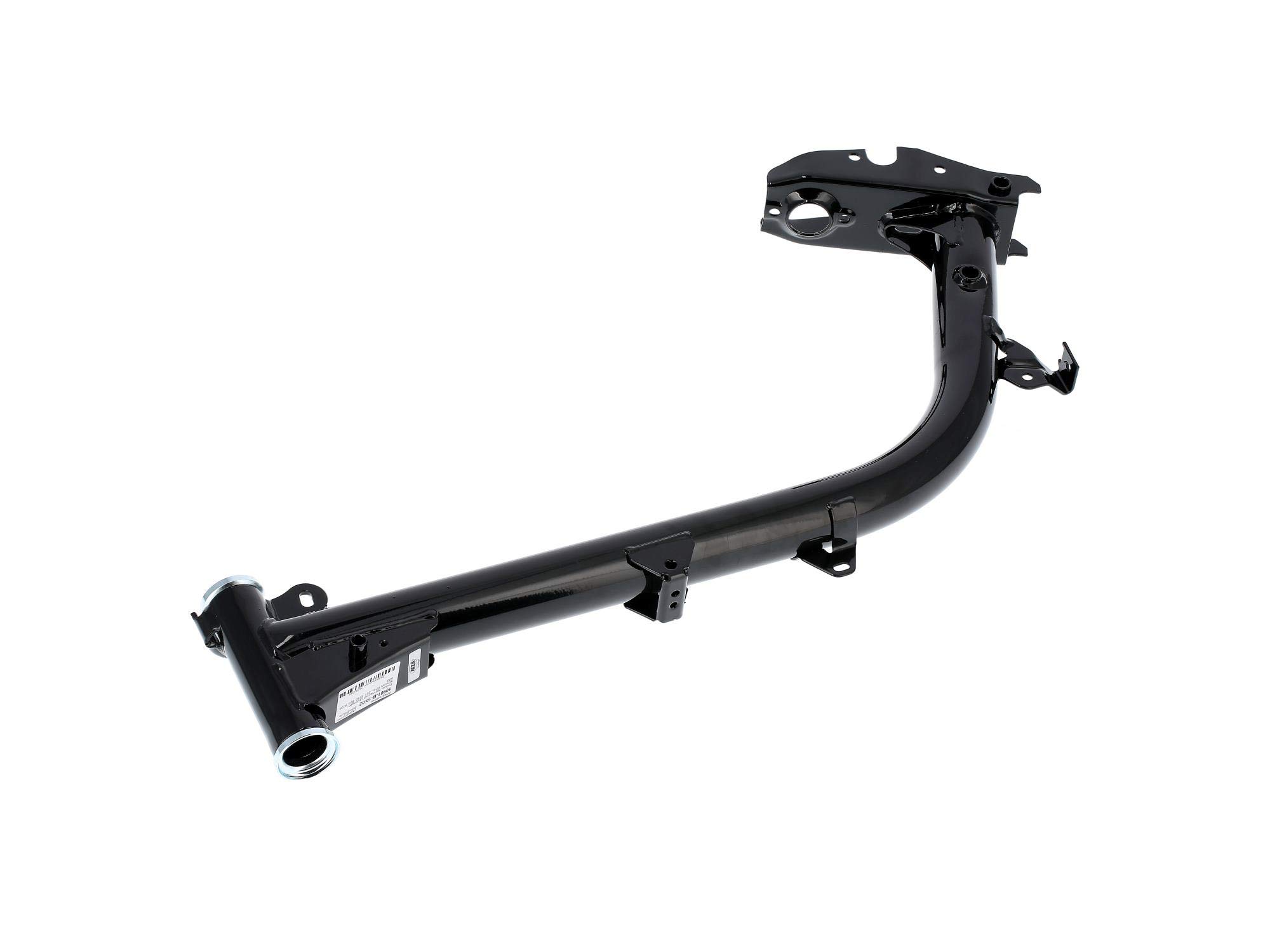 MZA Rahmen, mit Knotenblech Enduro, ohne Typschild, Schwarz - Simson S50, S51, S53, S70, S83