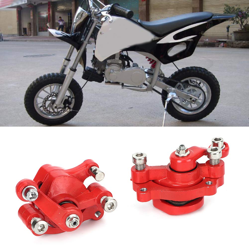 OUKENS Freno a disco posteriore, set pastiglie pinza freno a disco posteriore da 140 mm adatto per scooter elettrico ATV 49CC