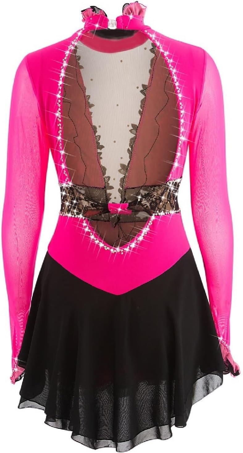 Figure Skating Clothing of Dresses Outfits for Women and Girls in Ice Skating Roller Skating