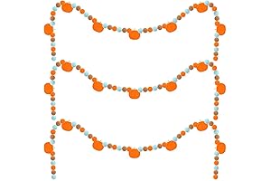 3 Pcs Fall Felt Pumpkin Ball Garland