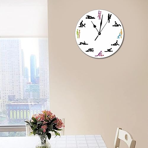 Miniatura 4 de Reloj de pared de madera, sin tictac, 10 pulgadas, funciona con pilas, estilo granja, números y agujas negros, movimiento de cuarzo, ideal para