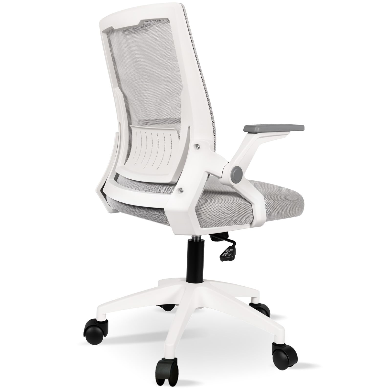 Silla de oficina ergonomica con Respaldo de Malla Transpirable Color Gris