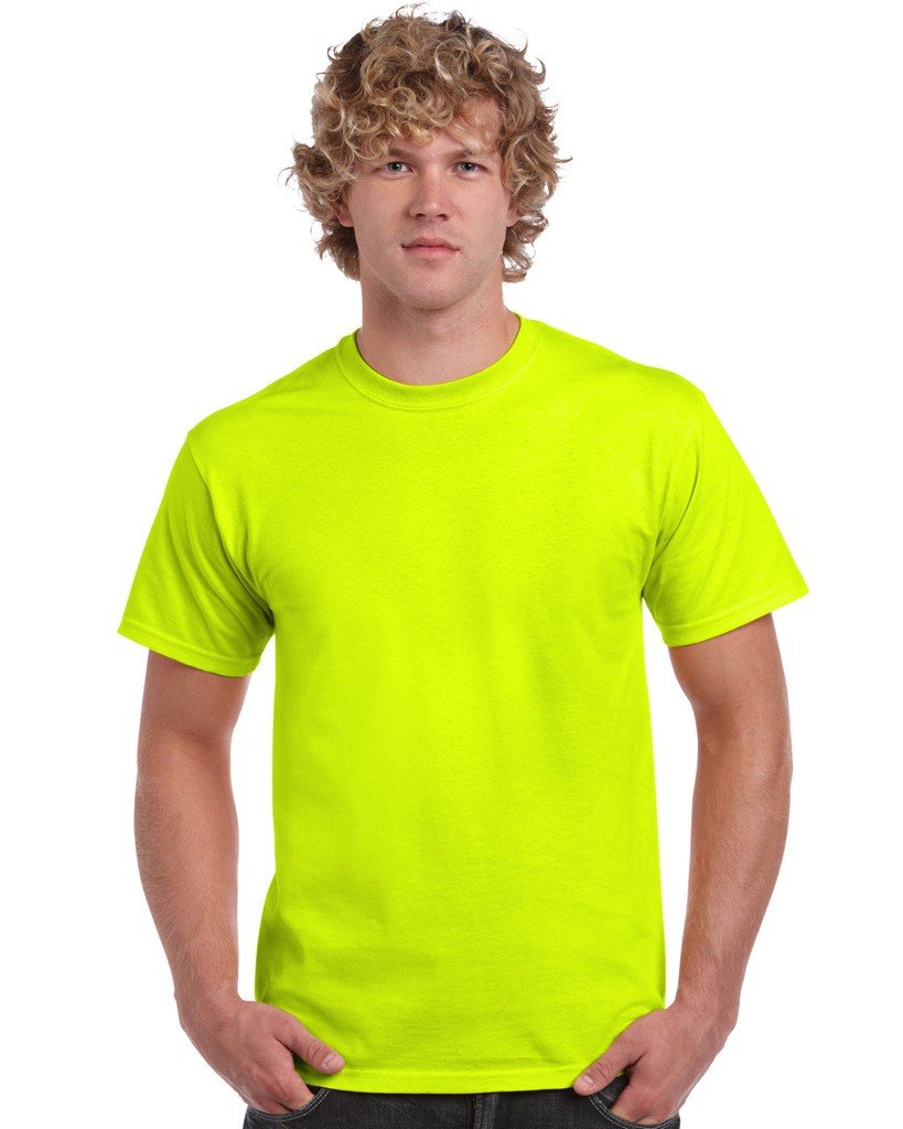 Gildan Men's Green - Grün (Safety Green 188) Crew Neck Short Sleevet-Shirt - XXX-Large