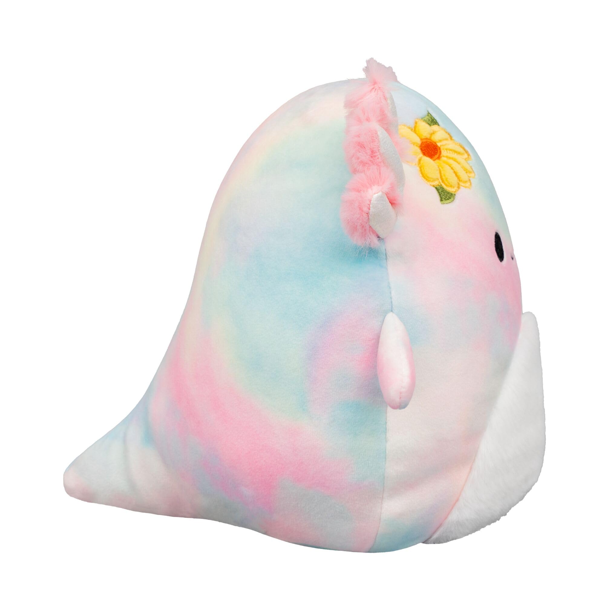 Squishmallows SQCR09459 - Tinley der Axolotl mit Blumen 19 cm, offizielles Jazwares Plüsch, superweiches Kuscheltier - 3
