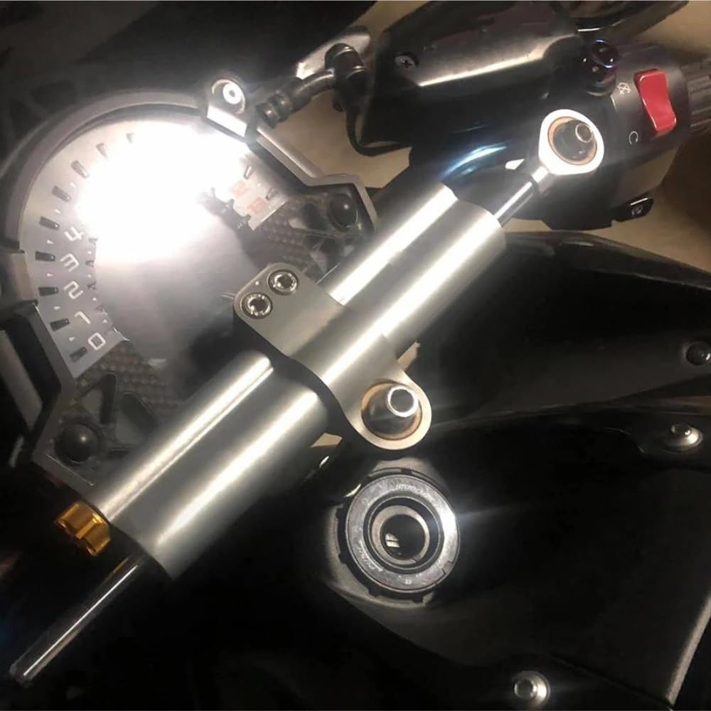Dla KAWASAKI Dla YAMAHA Tłumik Skrętu Motocykla Amortyzator Układu Kierowniczego(Złoto)