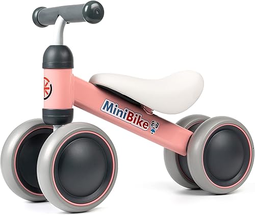 Bicicleta de equilibrio para infantes, triciclo, bicicleta sin pedales, 10-24 meses, juguetes de paseo, regalos en interior, exterior, para niños de
