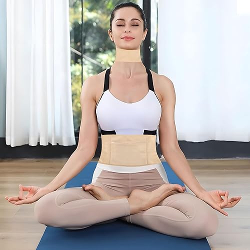 Miniatura 7 de Paquete de aceite de ricino ajustable, paquete de aceite de ricino reutilizable de algodón orgánico para cintura, cuello, pantorrilla, rodilla y