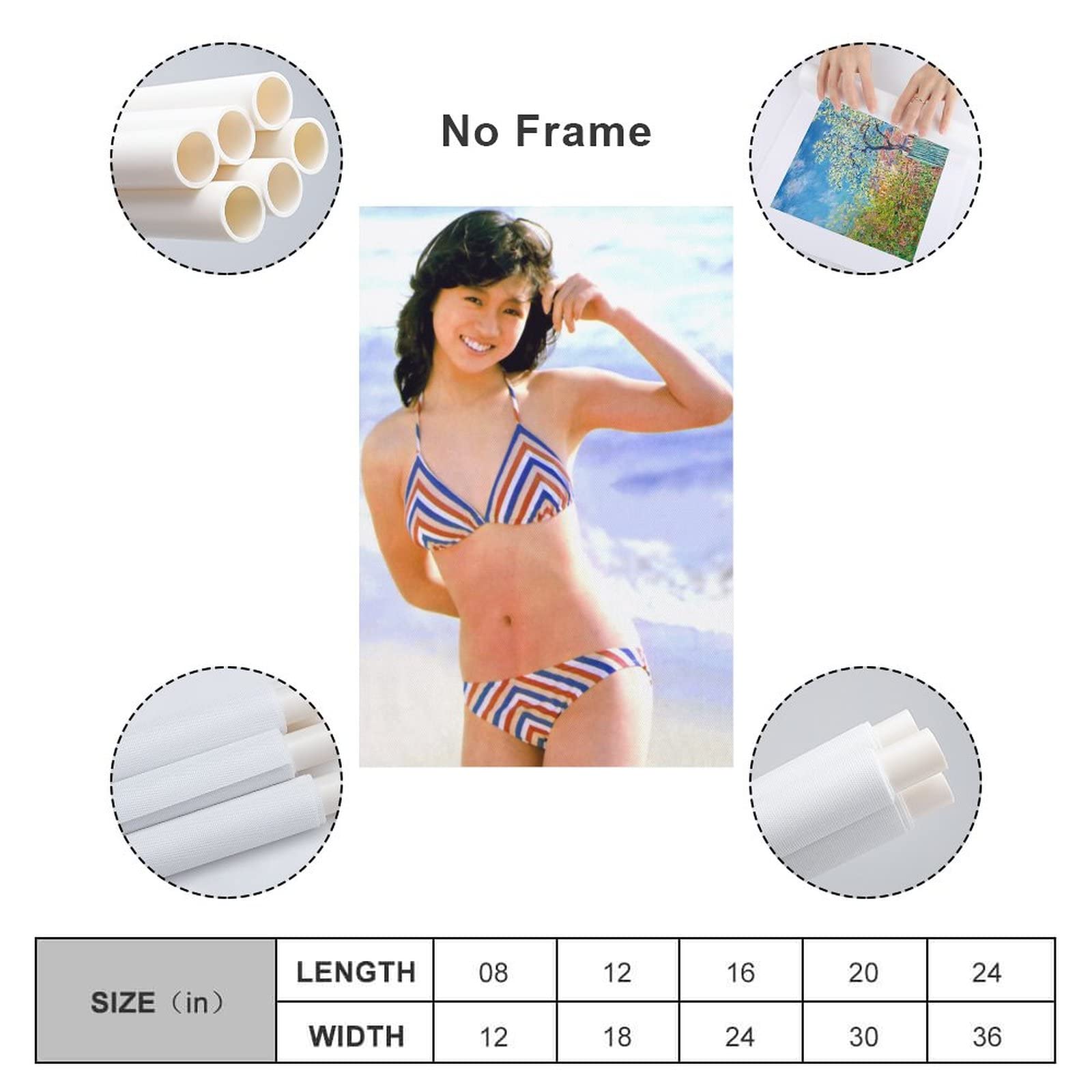 Amazon.co.jp: 中森明菜下着セクシー写真ポスター アートパネル