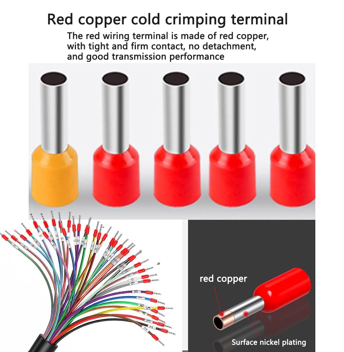 Cavo DB37 femmina a estremità aperta, 37 pin, D-Sub a 37 pin, cavo multicore 26AWG con marcatori per cavi e terminali di cablaggio per controller industriale PLC CNC