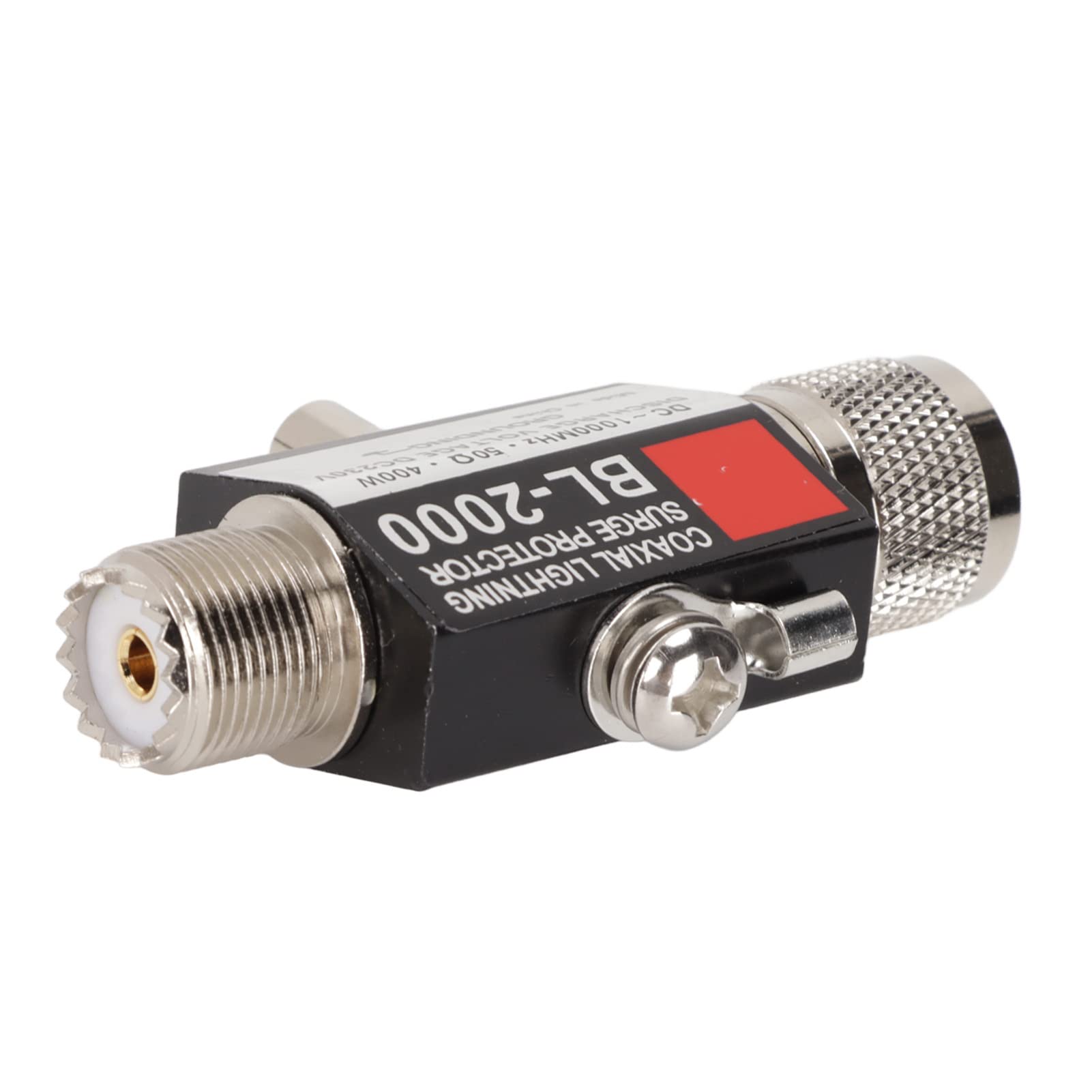 KIMISS Blitzschutz, Koaxial-Ableiter PL259, Buchse auf Stecker, 400 W, Verlustarm, für Elektronikzubehör, Zubehör, Steckdosenleisten, Protektoren, Ableiter für Gebäudeantennen