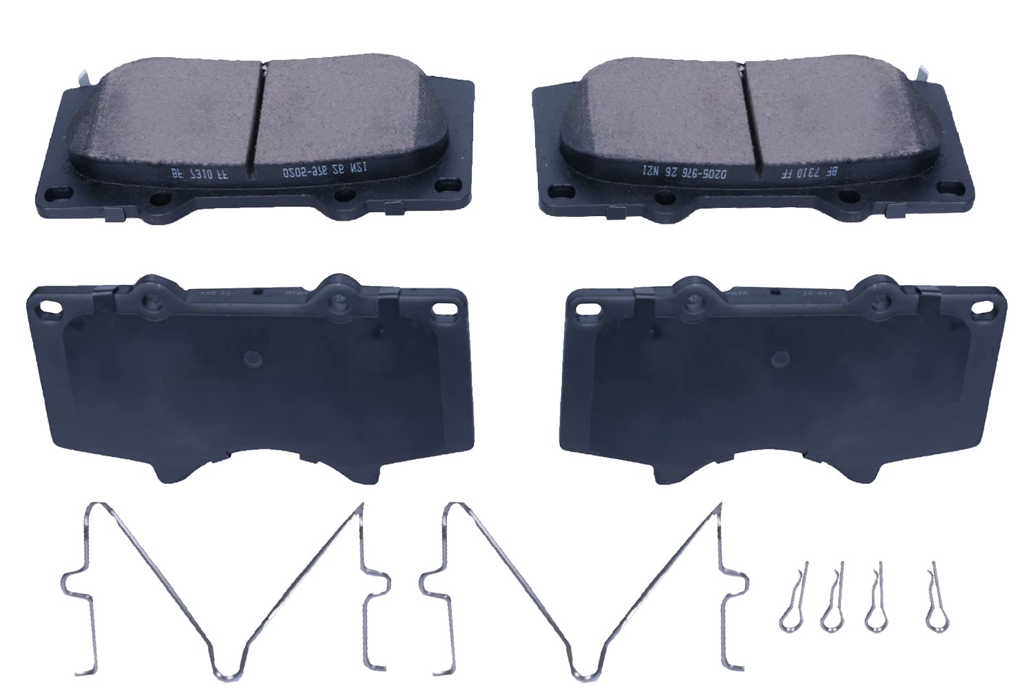 Front Rear Brakes Pad Automotive Premium Ceramic Disc Brake Pads Set Vehicle Replacement Part for Lexus Infiniti Nissan Dodge Attitude Hyundai Accent D976-C