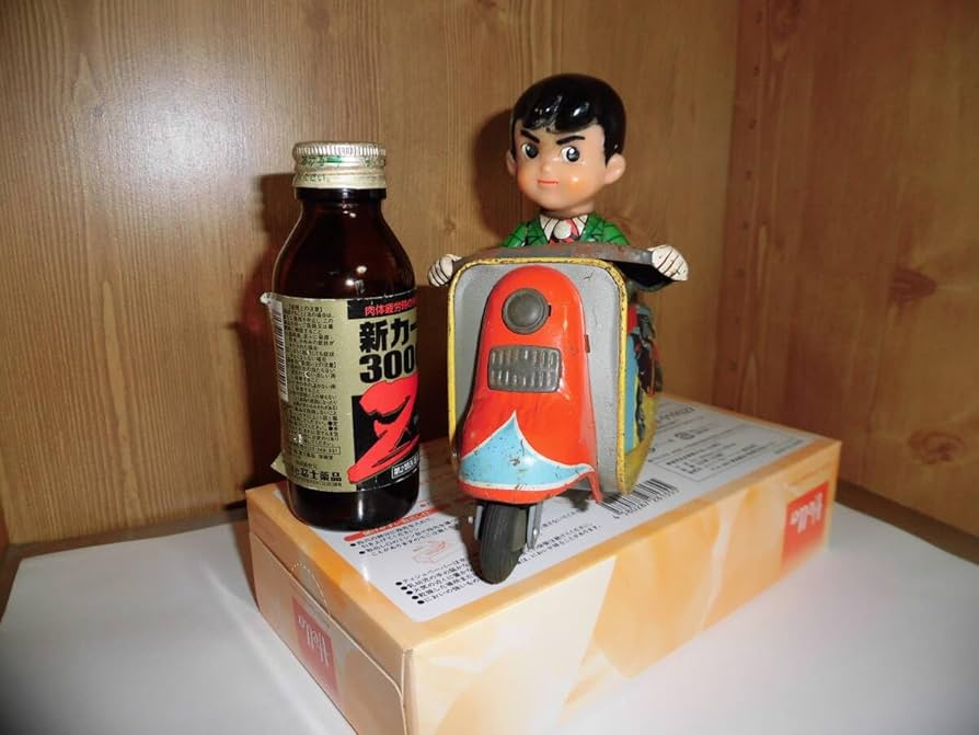 Amazon.co.jp: ①当時物 大東 DAITO 鉄人28号ブリキスクーター