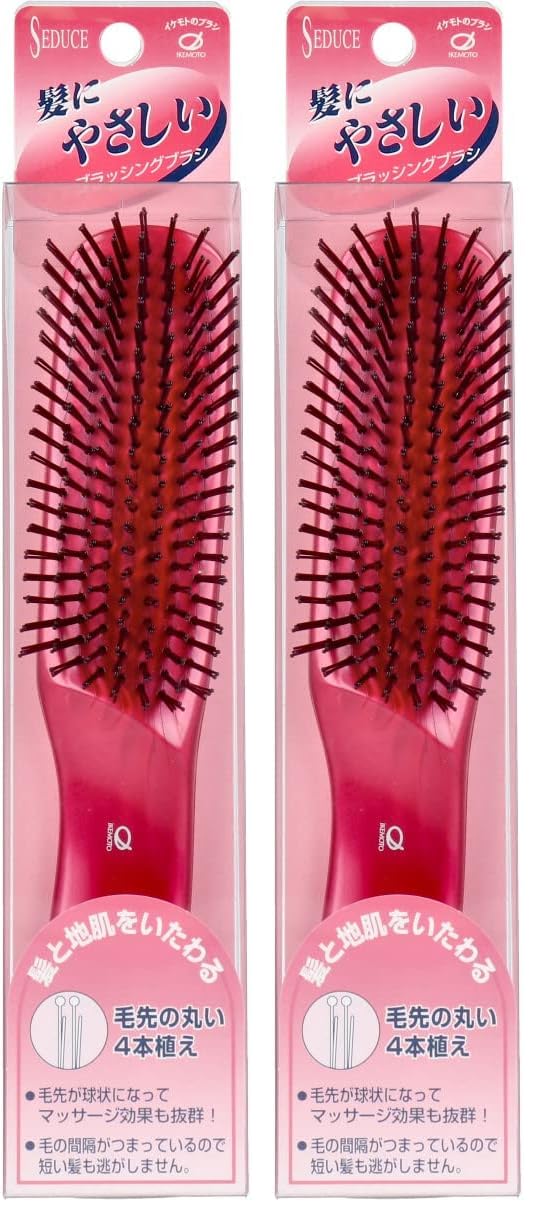 Amazon | 永豊堂 ヘアケアブラシL SEN-705 R (× 2) | 永豊堂
