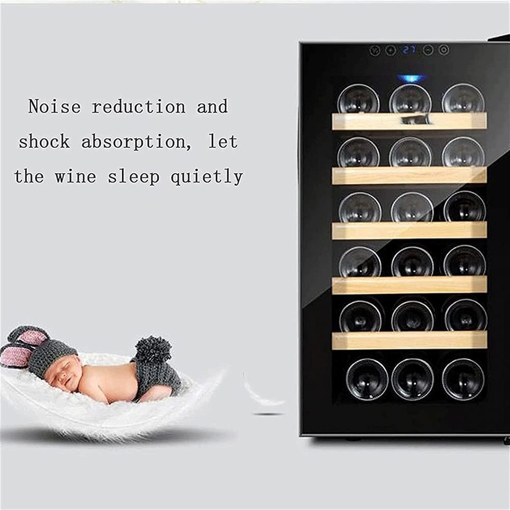 LJLZXPBUS 55L Compressor Wine Cooler Refrigerator Large Freestanding Wine Cellar for Red, White, Champagne or Sparkling Wine Digital Temperature Control Fridge Stainless Steel on Fridge.com