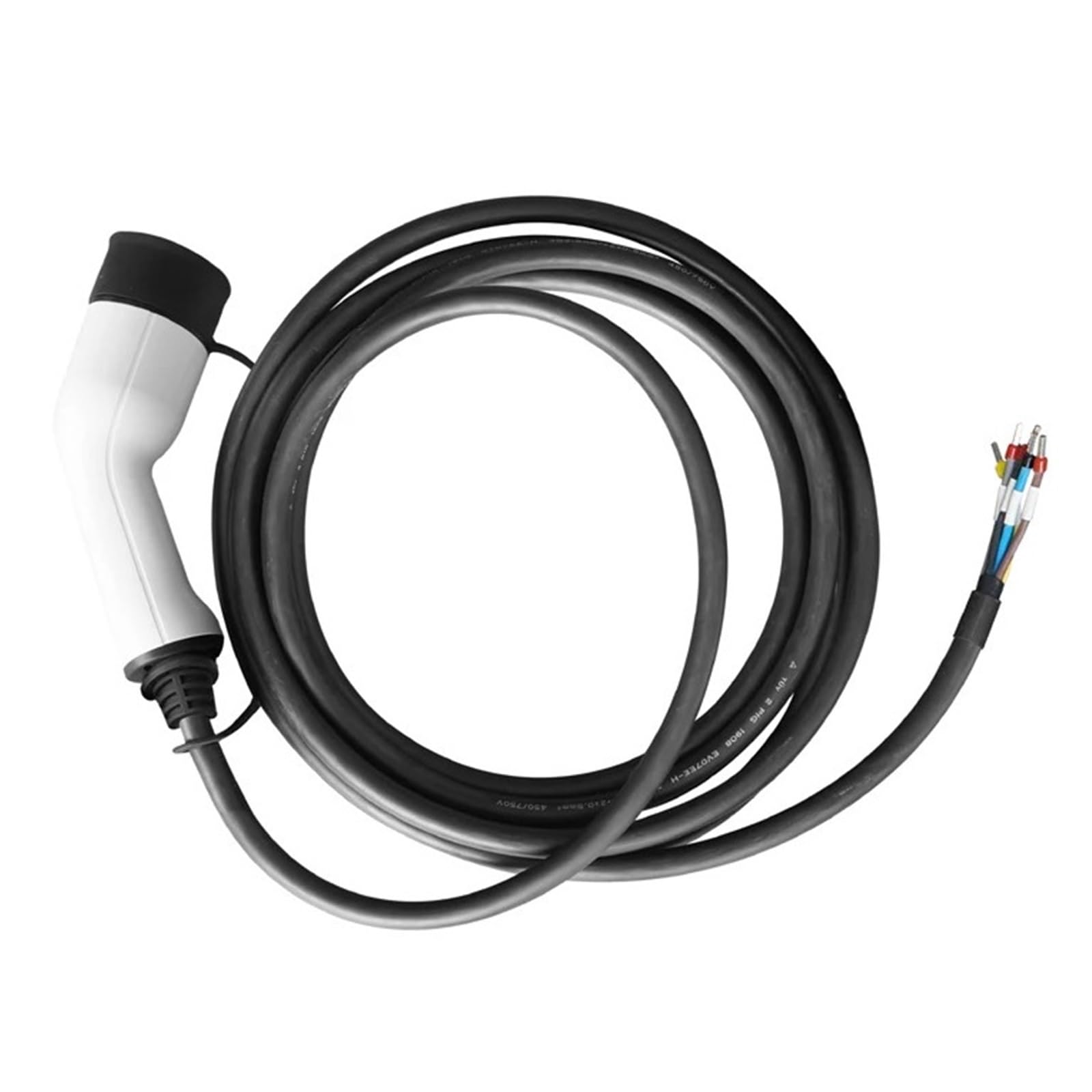 Cable De Carga EV For Coche Tipo 2, Suministro Fábrica, Material ABS, Enchufe CA Portátil, 380V, 16A, Cargador Recarga Segura