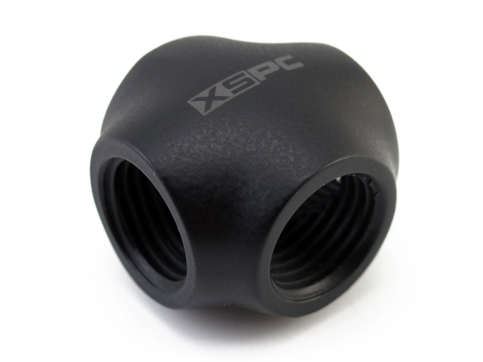 XSPC G1/4" 4 Way Fitting, Matte Black