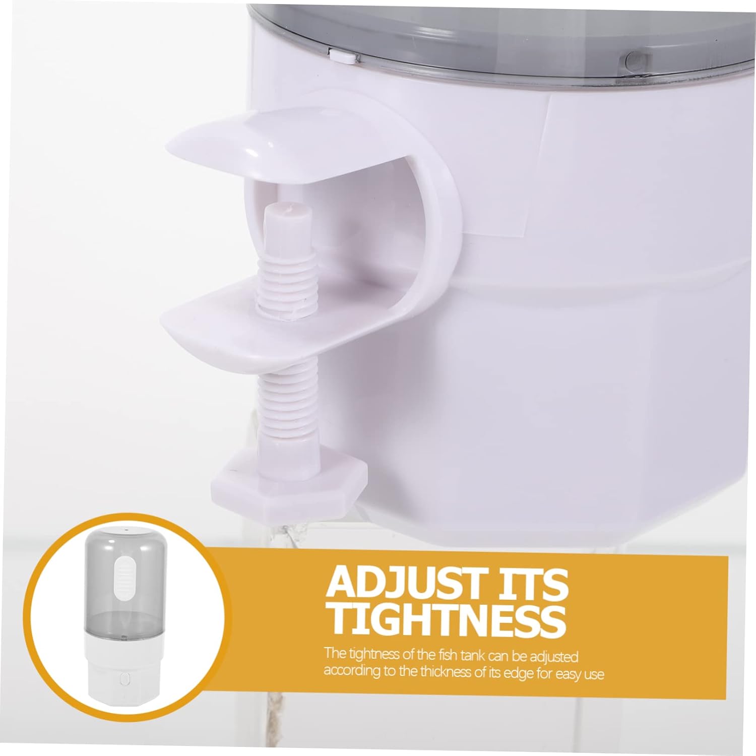 Totority Automatic Fish Feeder Clock Timer Capacity Aquarium Feeding Tool for Koi and Goldfish Easy Clip Installation Durable Design for Small Pet Food