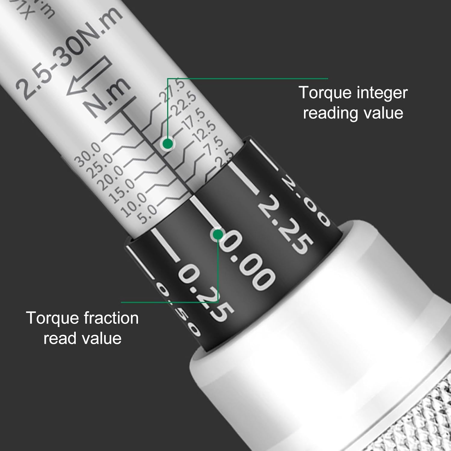 2.5-30Nm 1/4inch 14PCS Torqued Wrench Set Torqued Wrench Tool Bits Set 72-tooth Adjustable Torqued Wrenches with Storage Box