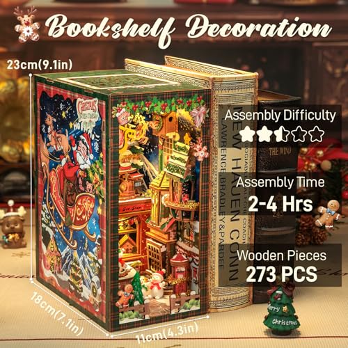 CUTEBEE Christmas Wish Store Book Nook Kit thumbnail 2